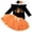 czb# f-Black331, variant on CUZIBR Baby Girls My 1St Halloween Tutu Outfit Ruffle Long Sleeve Letter Ghost Pumpkin Print Top Orange Bow Tulle Skirt With Flower Headband 3Pcs Sets,f-Black,6-9 Months