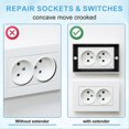 thumbnail image 5 of 6pcs Electric Box Extender, 1/2inch Single Gang Receptacle Outlet Box, 5 of 5