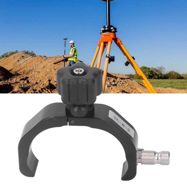 RTK Pole Clamp, Universal Anodized Data Collector Cradle for Measurement