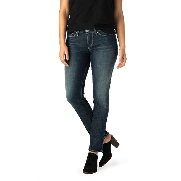 Signature by Levi Strauss & Co. Women's Mid Rise Slim Fit Jeans - Walmart .com