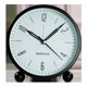 thumbnail image 2 of Reloj despertador de Metal redondo Digital minimalista moderno de 4 pulgadas Reloj de escritorio reloj de luz nocturna de barrido silencioso, 2 of 5