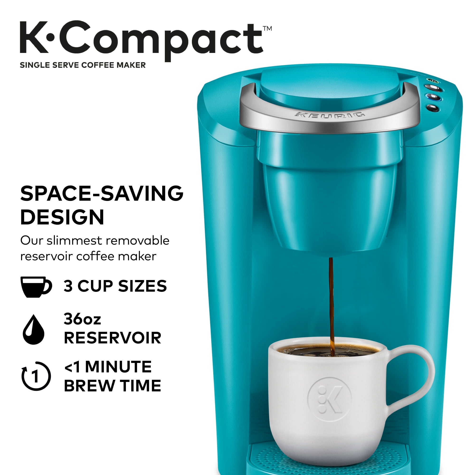Keurig K Compact Single Serve K Cup Pod Coffee Maker, Black Walmartcom Keurig K Compact Single Serve K Cup Pod Coffee Maker, Black Walmartcom