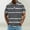 Gray, variant on Fnnxeal Mens Athletic Polo Shirt Orange Black Stripes Short Sleeve Moisture Wicking Performance Stretch Breathable Quick Dry Casual Summer Top,Size 3XL
