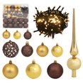 thumbnail image 5 of vidaXL Slim Christmas Tree 300 LEDs & Ball Set & Flocked Snow 300 cm, 5 of 5
