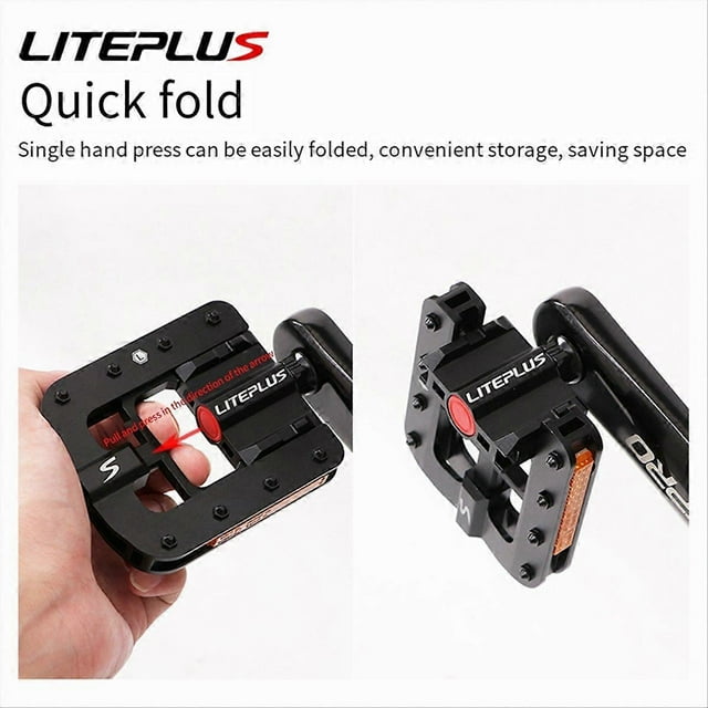 Liteplus Bicycle Pedals Windward Small Wheel Folding Bicycle Pedals,D
