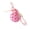 Pink, variant on Pickleballs Charm Keyring For Everyday Use And Sports Pickleballs Keychain Accessory For Sports Enthusiasts And Students