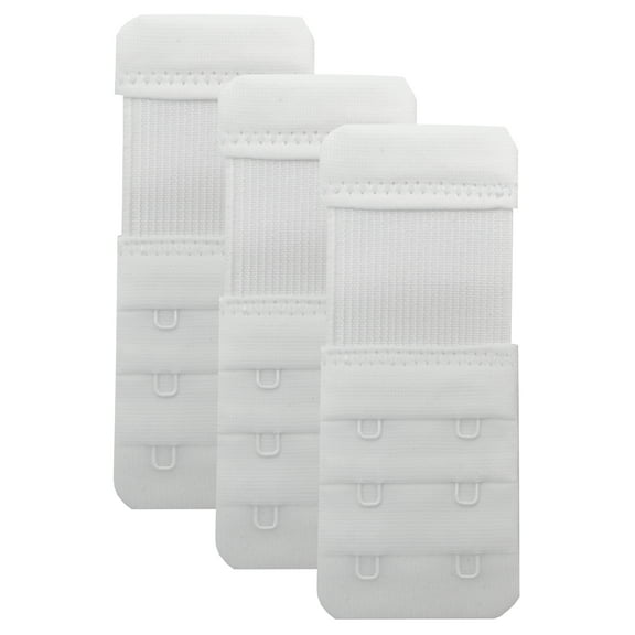 Women's Bra Extender 2 Hook ,Stretchy Soft and Comfortable Bra Strap Extension