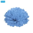thumbnail image 3 of Uxcell Tissue Pom Poms Flowers Paper Flower Ball for Party Backdrop Decoration Lake Blue 6", 3 of 7