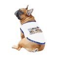 thumbnail image 5 of Cute Dog Hanukkah Matching Family Pajamas, Dog And Family Matching Pajamas, White And Blue, 2 Pieces, 5 of 7