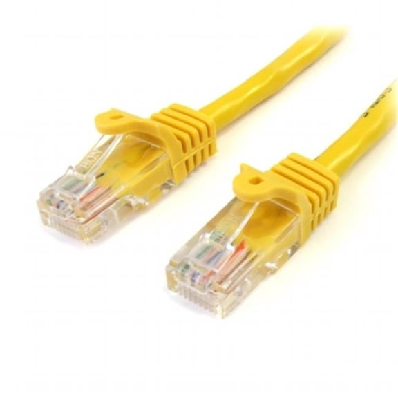 StarTech.com 10 ft. Cat5e Yellow Snagless RJ45 UTP Cat5e Patch Cable - Yellow - 10 ft.