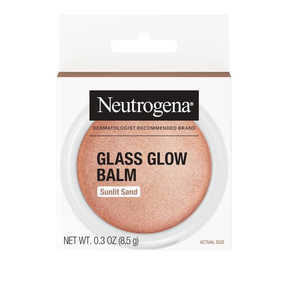 Neutrogena Glass Glow Balm Makeup, Sunlit Sand, 0.3 oz