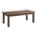thumbnail image 4 of Picket House Furnishings Dex 3 Piece Coffee Table Set in Walnut, 4 of 5