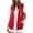 Red-sweatshirts, variant on Aezemi Womens Sleeveless Hoodie Sweatshirts Full Zip Hooded Drawstring Fashion Jackets Workout Winter Fall Outdoor Casual Tops with Pockets L
