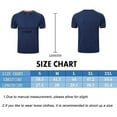 thumbnail image 7 of Mens Short Sleeve Crew Neck Gym T Shirt Running Tops Mens Breathable Moisture Wicking Active Workout Shirts, 7 of 7