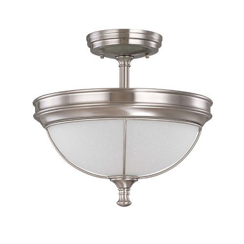 Nuvo 60/2821 Salem Ceiling Medallion Lighting 14in Brushed Nickel 2
