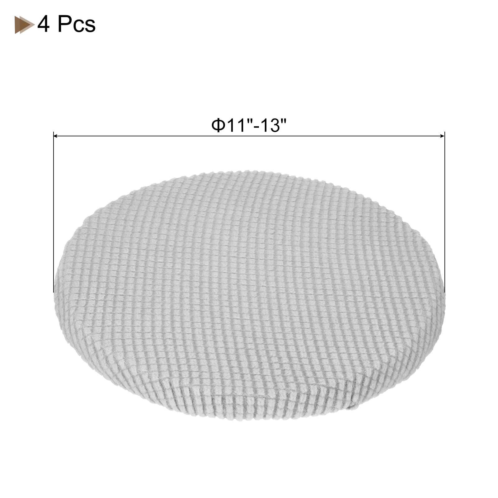 Unique Bargains Table Self-Stick Screw Hole Covers Stickers Light Grey