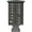 Black, variant on Parkview Stucco Short Pedestal Wrap, Painted