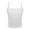 White, variant on JanJean Kids Girls Sports Bras Cami Crop Tops Spaghetti Straps Ribbed Knit Vest Workout Undershirts Athletic Tank Top Shirts Red M/小码