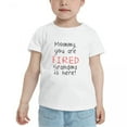 thumbnail image 2 of Mommy,you Are Fired Grandma Is Here! Cute Toddler Tshirts for Boys Girls (White, Youth L), 2 of 5