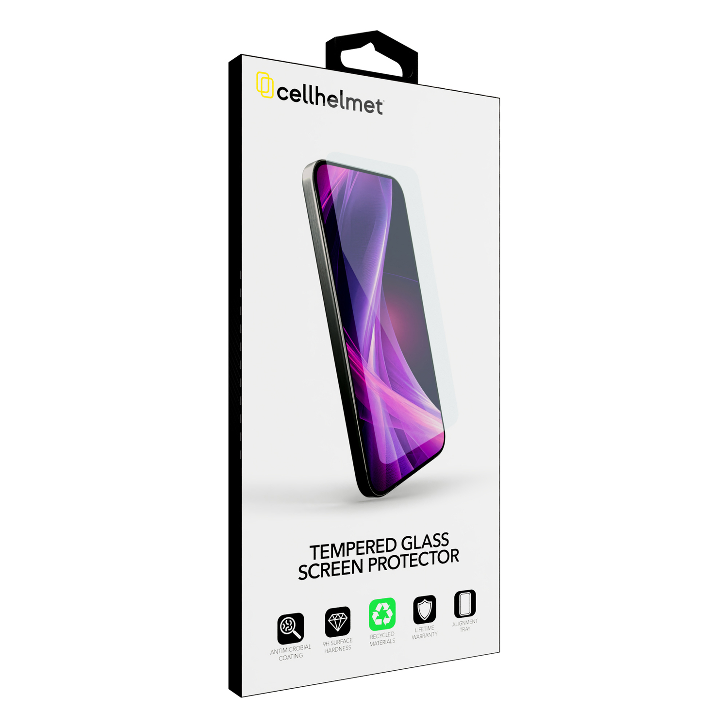 cellhelmet Tempered Glass Screen Protector with Alignment Tray for Apple iPhone 17 Pro, ST-122-C000