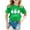 R376 Green, variant on Easter Girls T Shirts Size 6-7 Years Crew Neck Short Sleeve Bunny Letter Print Easter Summer Casual Girls T-Shirts Red