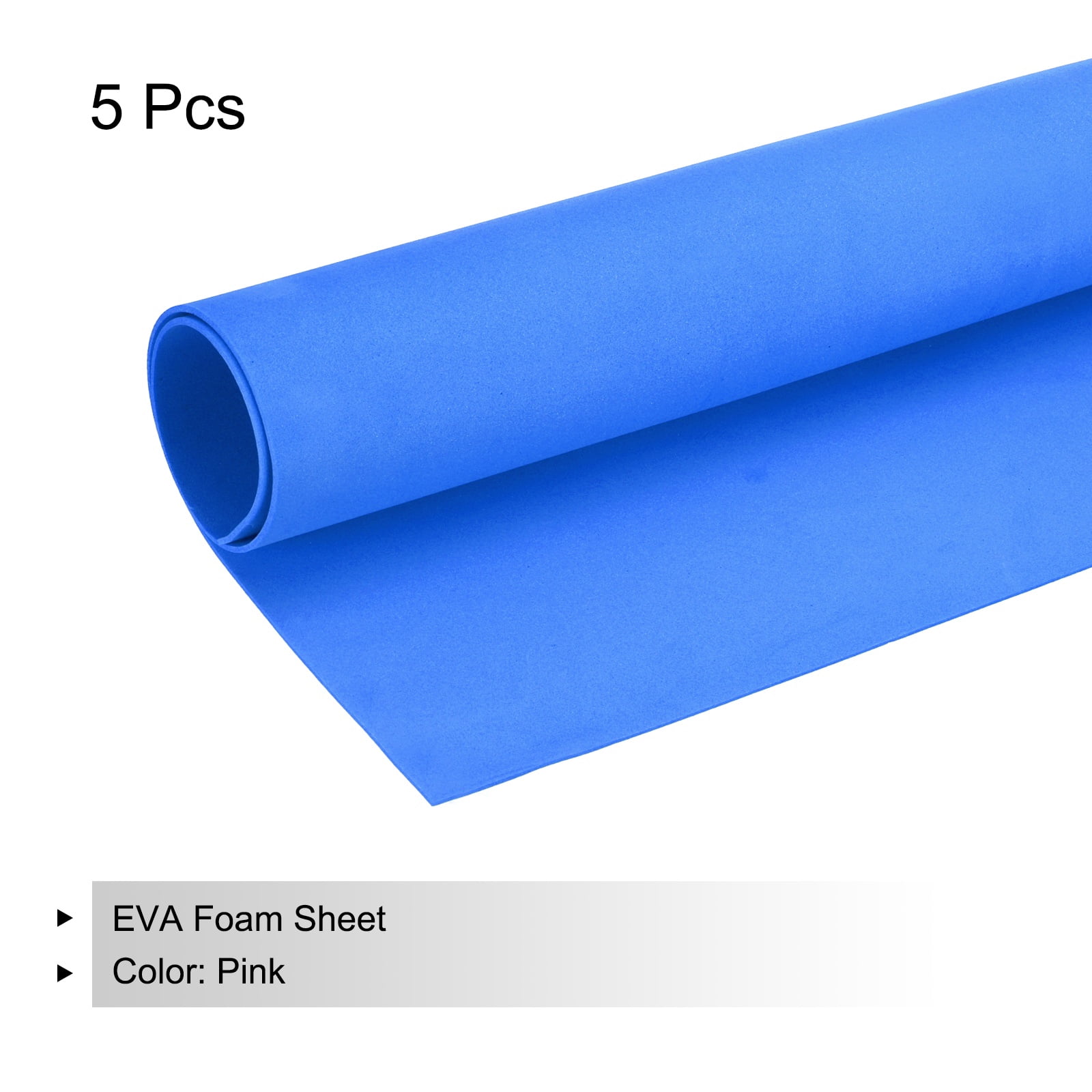 Uxcell EVA Foam Sheets Dark Blue 19.7 Inch x 19.7 Inch 2mm Thick Crafts Foam Sheets for Costumes, Arts and Crafts Projects Pack of 5