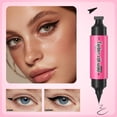 thumbnail image 5 of Dr.pedi Rotating Eyeliner Stamp Pen, Dual-Ended Winged Eyeliner Stamp, Cat Eye Tool, Waterproof & Smudge-Proof, Long-Lasting, Matte Finish, Liquid Eyeliner for Beginners,Black, 5 of 9