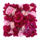 thumbnail image 3 of Panel Floral de seda perfecl 13,78 pulgadas x 13,78 pulgadas Rojo, 3 of 8