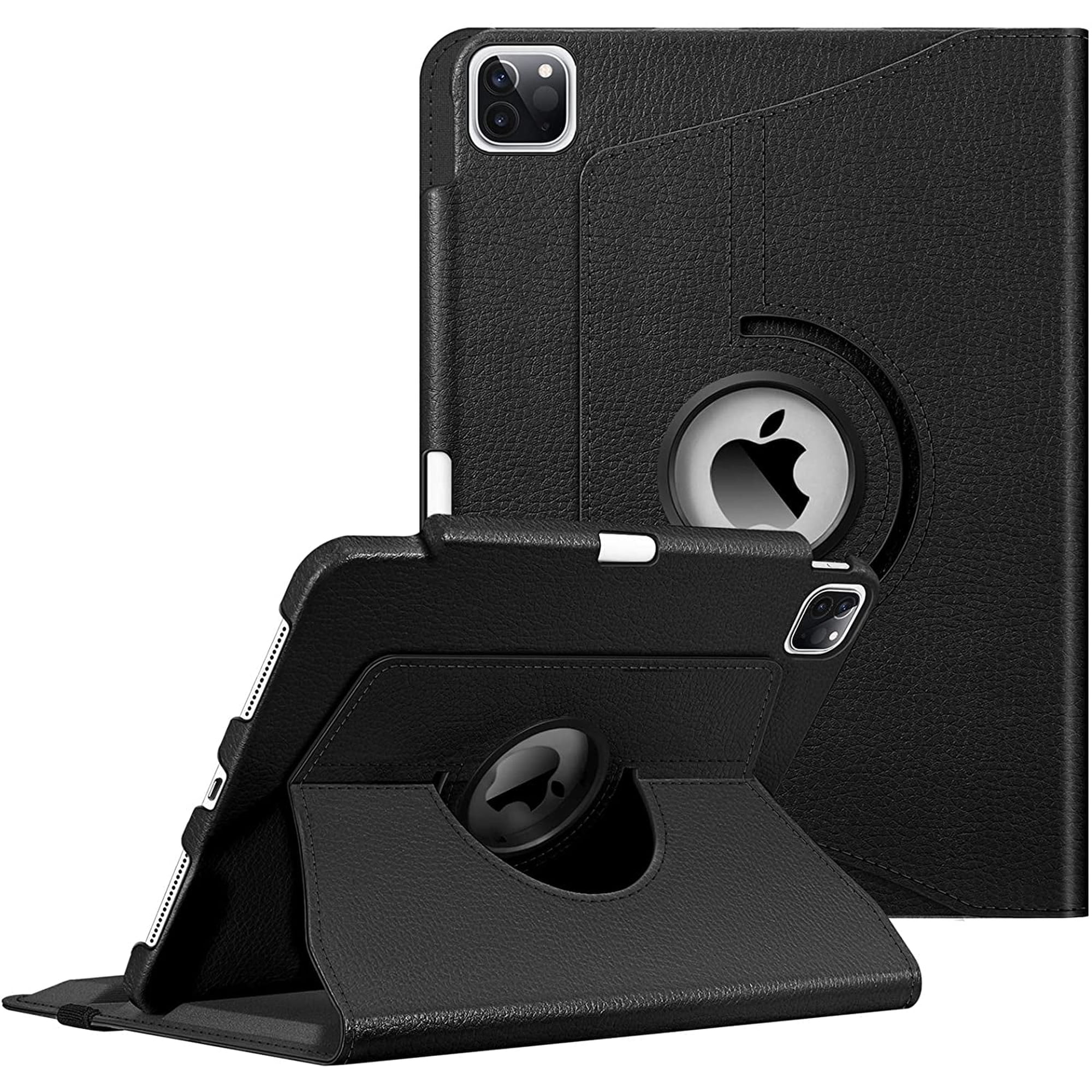 Fintie Rotating Case for 11 Inch iPad Pro 2022 Release 4th / 3rd / 2nd / 1st Generation - Protective 360 Degree Swivel Cover with Auto Sleep/Wake, Black