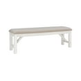 thumbnail image 1 of Padilla Bench, White, 1 of 8