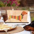 thumbnail image 4 of Juego de 4 Posavasos de Perro Salchicha con Soporte, Juego de Posavasos de Madera con Forma de Perro Salchicha, DecoracióN para Mesa de Comedor, Posavasos con TemáTica de Animales, 4 of 8