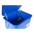 thumbnail image 4 of Portable Steel Cabinet Parts Washer with 110V Electric Pump, 3.5 Gallon Capacity, Blue, 4 of 7