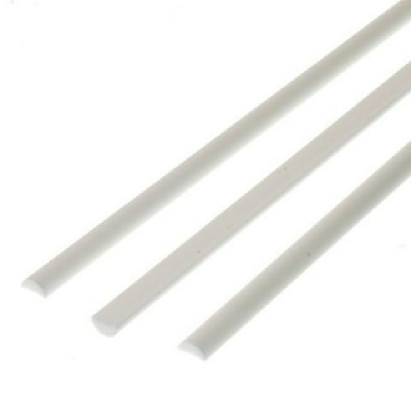 Evergreen Scale Models Half Round 1/8 3 EVG244 Plastic Building Supplies