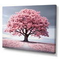 thumbnail image 2 of Designart Trees Oversized Wall art decor, Tree Canvas wall art, Spring Awakening Pink Tree Serenade I , Pink Traditional Canvas wall art, 32x16 inches, 2 of 5
