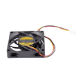 thumbnail image 3 of 4 Pcs 70X70mm 12V 3-Pin PC Computer Case CPU DC Brushless Cooler Cooling Fan Black, 3 of 7