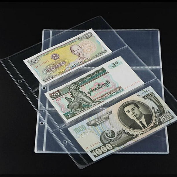 Mxzzand Livre Porte-monnaie Album De Collection De Pièces De Monnaie En PVC, Résistant à L'usure