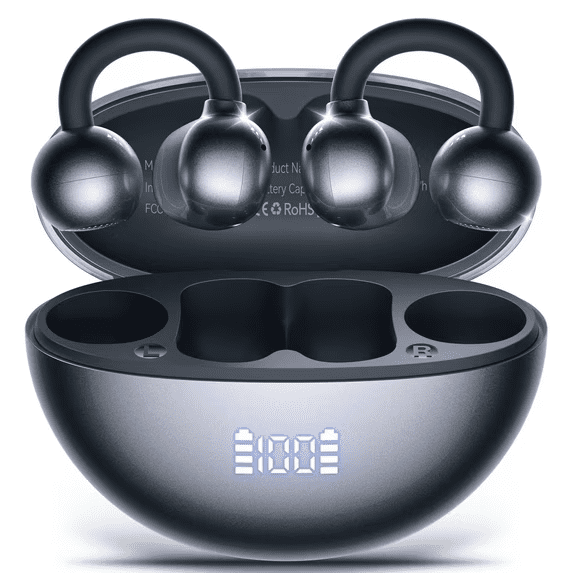 AI Translation Earbuds Real Time 164 Languages AI Translator Earbuds Audifonos Traductores Inglés Español Wireless Earbud Translating Ear Buds Bluetooth Headphones for Travel Business Learning Black