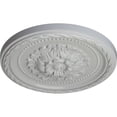 thumbnail image 3 of Ekena Millwork 11 1/2"OD x 1"P Palmetto Ceiling Medallion, Hand-Painted Frost, 3 of 7