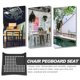 thumbnail image 3 of unbranded Repuesto Asiento De Pegboard Negro Para Uso En Exteriores Resistente Y Cómodo Para Sentarse, 3 of 5