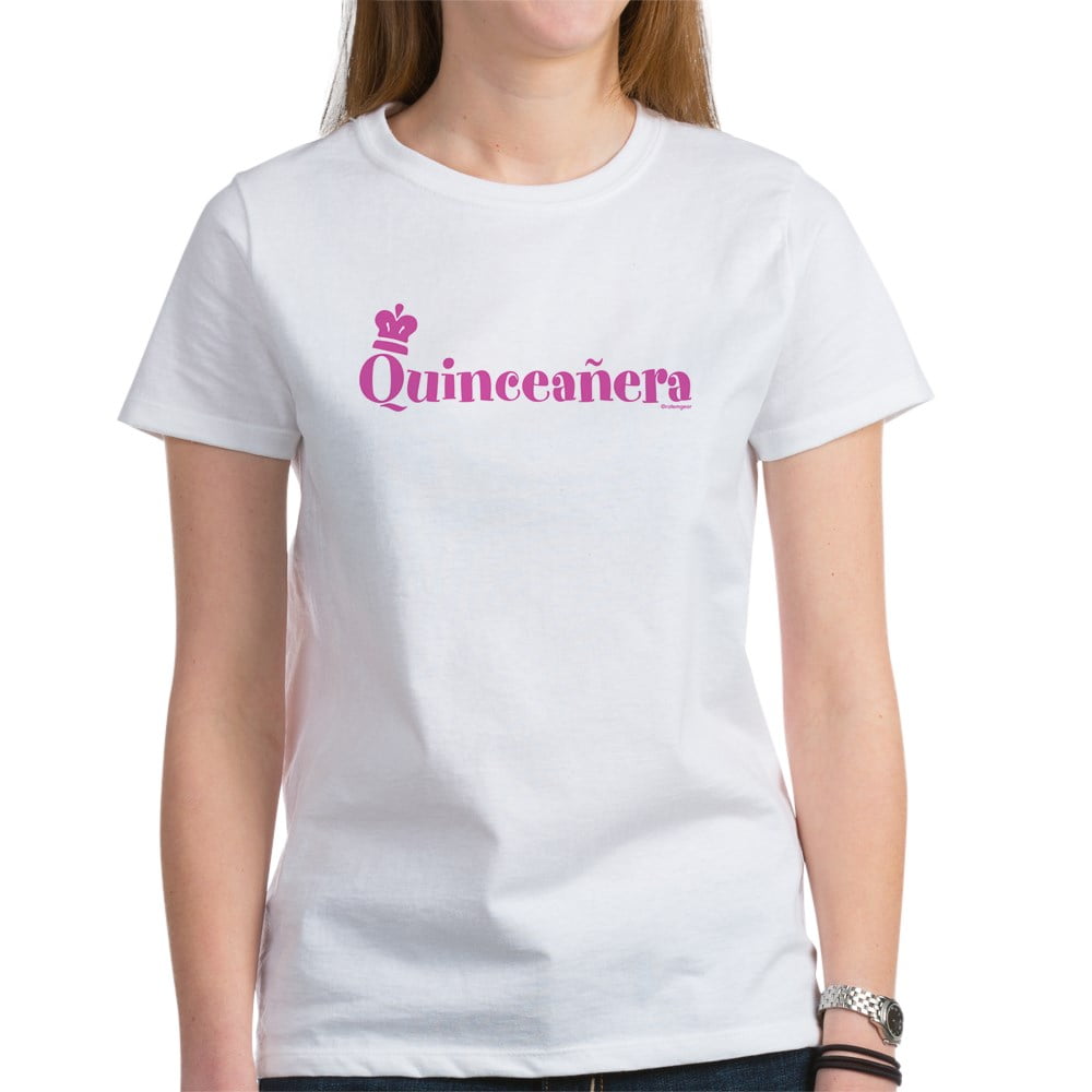 CafePress - QuinceaÃ±era Women's T Shirt - Women's Classic T-Shirt -  Walmart.com