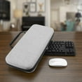 thumbnail image 5 of Hard Travel Case for TKL Tenkeyless Wireless/Wired Keyboard, Computer 87 Keys Keyboard Carrying Case Protective Storage Box Bag (Grey), 5 of 5