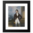 thumbnail image 2 of George Chinnery 12x14 Black Modern Framed Museum Art Print Titled - Portrait of Thomas Hooke Pearson (1806-1892), 2 of 5