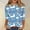 Dark Blue#1, variant on Easter Shirts for Women 3/4 Length Sleeve Crewneck Tshirts with Bunny Egg Print Casual Loose Fit Tops Tee