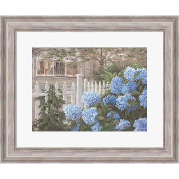 Great Art Now Hydrangeas by Georgia Janisse, Framed Wall Art, 25W x 20.5H