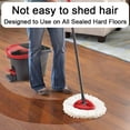 thumbnail image 4 of 3Pcs 360 Rotation Cotton Yarn Microfiber Mop Heads Refills Replacement for Vileda O-Cedar, 4 of 7