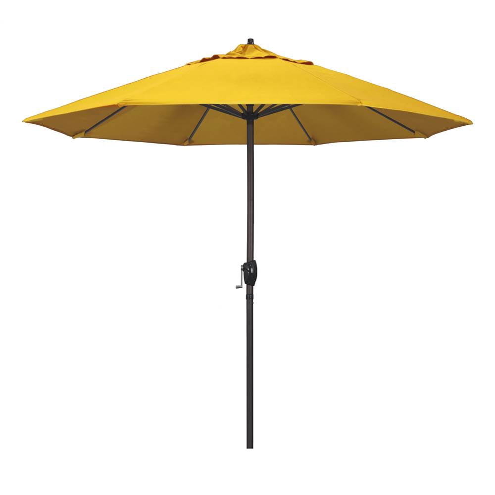 9 ft. Patio Umbrella in Sunflower Yellow Fabric