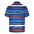 thumbnail image 4 of VgaVtl Short Sleeve Polo Shirt for Men Big and Tall Mens Shirts Regular Collared Button Casual Striped Shirts,XS, 4 of 4