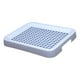 thumbnail image 1 of Bandeja sanitaria portátil de doble capa para conejos, cobayas, hámsteres y chinchillas. Gris blanco, 1 of 9