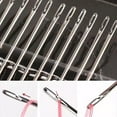 thumbnail image 4 of Self Threading Needles 12pcs Needle and Thread Kit for Hand Sewing Mending DIY Embroidery and Knitting Projects Steadily Store Your Needlework Set, 4 of 9