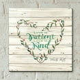 thumbnail image 4 of Epic Art 'Love is Patient Heart Wreath' by Cindy Jacobs, Acrylic Glass Wall Art, 12"x12", 4 of 8